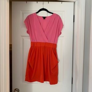 Worn once H&M color block dress size 6